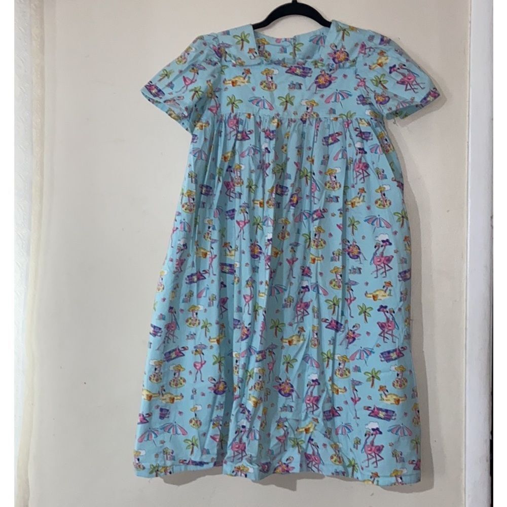 Vintage Handmade House Dress Appropriately Size S